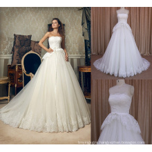 Alibaba A-Line Bridal Gowns Beautiful Lace Wedding Dress